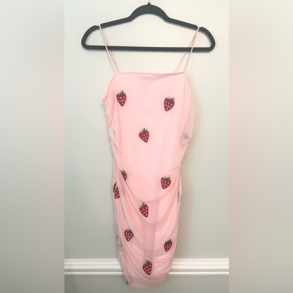 NWT STRAWBERRY DRESS *SIZE LARGE* - Picture 2 of 4
